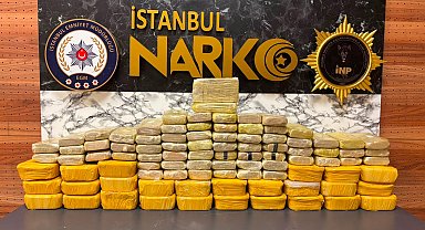 Beylikdüzü'nde düzenlenen operasyonda 62 kilo uyuşturucu madde ele geçirildi