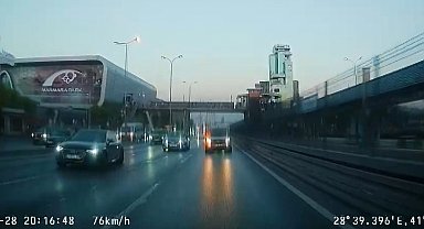 Beylikdüzü'nde trafikte makas atan sürücüye 96 bin lira ceza