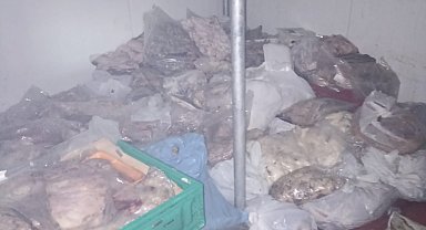 Bodrum'da 400 kilo bozuk ete el konuldu