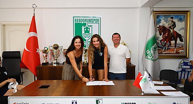 Bodrumspor voleybolda imza şov
