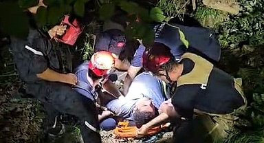Bursa'da elektrikli bisiklet uçuruma yuvarlandı: 3 yaralı
