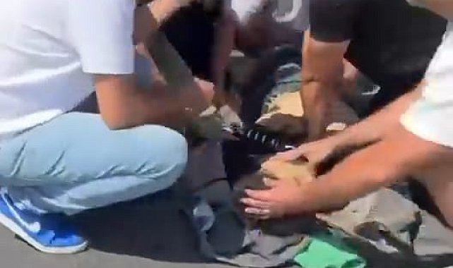 Büyükçekmece TEM Otoyolu'nda otomobile çarpan motosikletli öldü
