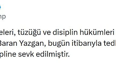CHP Edirne Milletvekili Yazgan, 'kesin ihraç' talebiyle disipline sevk edildi