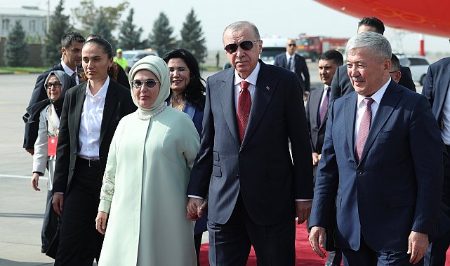 Cumhurbaşkanı Erdoğan, Kırgızistan'da