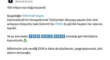 DOA ile 100 milyon ambalaj geri dönüşüme kazandırıldı