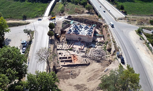 Edirne'de Gazi Mihal Bey Hamamı'nın restorasyonunda ilk etap bitti