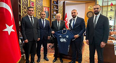 Erciyes 38 FK Başkanı Ersoy'dan MHP Genel Başkanı Bahçeli'ye ziyaret