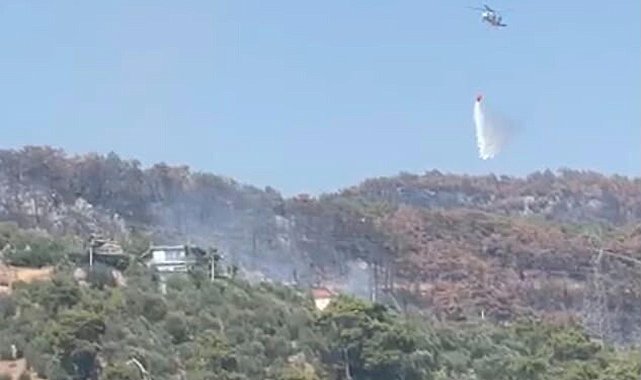 Fethiye'de çıkan orman yangını söndürüldü