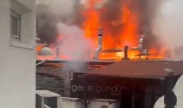 Gaziantep'te restoranda yangın