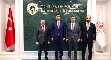 Gölbaşı Belediye Başkanı Odabaşı'ndan Bakan Kurum'a ziyaret