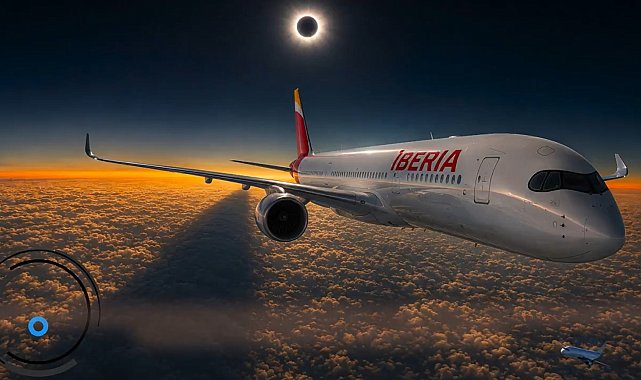 Güneş tutulması için özel uçuş; 10 bin metreden canlı yayınlanacak