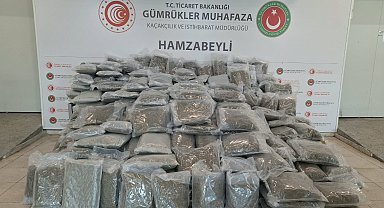 Hamzabeyli Gümrük Kapısı'nda 288 kilo esrar ele geçirildi
