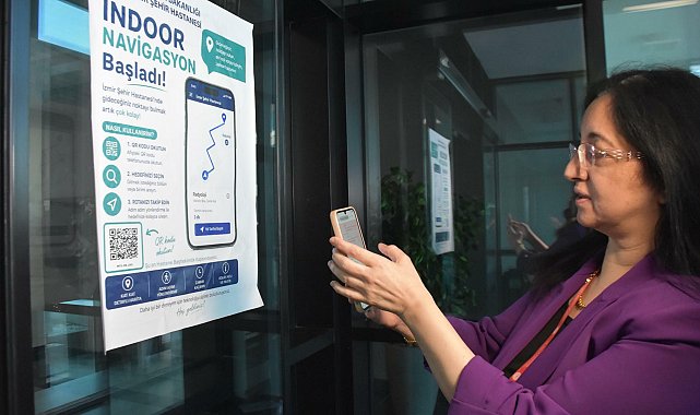 Hastanede yön bulmayı kolaylaştıran dijital sistem
