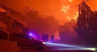 Hırvatistan'da yangın çıkaran 4 kişi gözaltına alındı