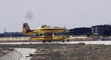 İspanya ve Fransa'daki orman yangınlarında görev yapan 4 uçak Türkiye'ye döndü