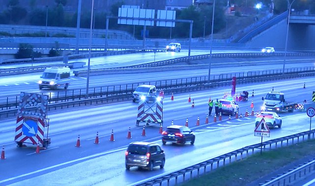 İstanbul'da bazı yollar trafiğe kapatıldı