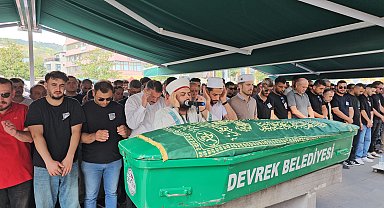 İstanbul'daki kazada ölen kameraman, Zonguldak'ta son yolculuğuna uğurlandı