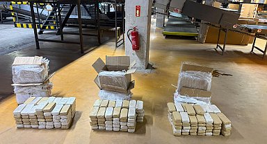 Kahramankazan'da kargo takip merkezinde 109 kilo uyuşturucu ele geçirildi: 1 tutuklama