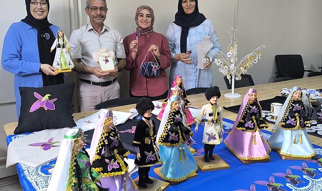 Karabağ'ın endemik bitkisi Har-ı Bülbül, hediyelik eşyaları süslüyor