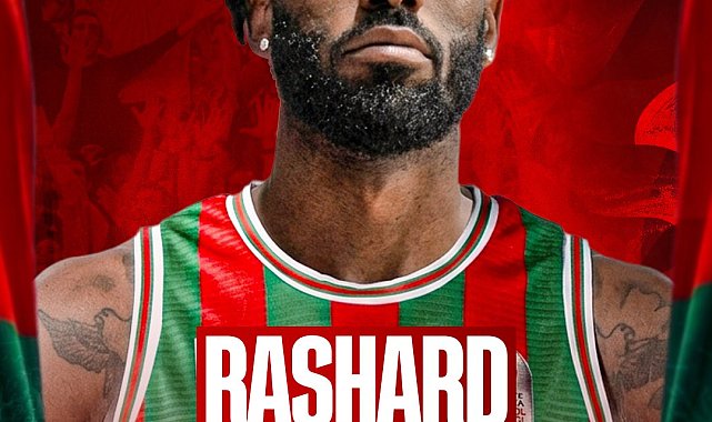 Karşıyaka'nın yeni yabancısı Rashard Kelly