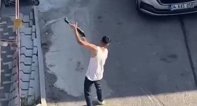 Kartal'da sokakta tüfekle rastgele ateş açtı