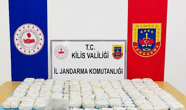 Kilis'te 90 kilogram sentetik uyuşturucu ele geçirildi