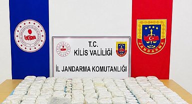 Kilis'te 90 kilogram sentetik uyuşturucu ele geçirildi