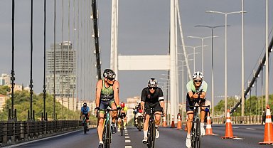 Kıtalararası triatlon yarışı Beykoz'da yapıldı