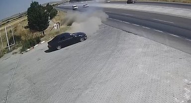 Konya'da 2 sürücünün öldüğü kazanın görüntüleri ortaya çıktı