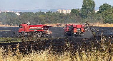 Kütahya'da anız yangını kontrol altına alındı