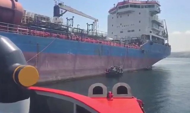 Makine arızası yapan tanker, Yalova Demirleme Sahası'na alındı