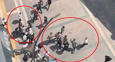Mardin'de tekmeli ve yumruklu borç kavgası kamerada