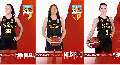 Melikgazi Kayseri Basketbol'da 3 oyuncuyla sözleşme yenilendi