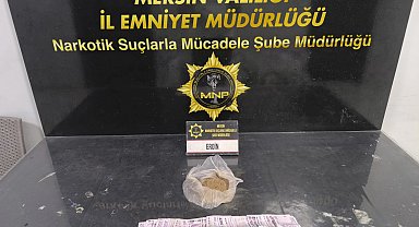 Mersin'de 190 gram eroin ele geçirildi