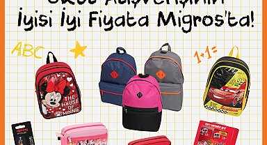 Migros'tan okula dönüş dönemine özel kırtasiye kampanyası