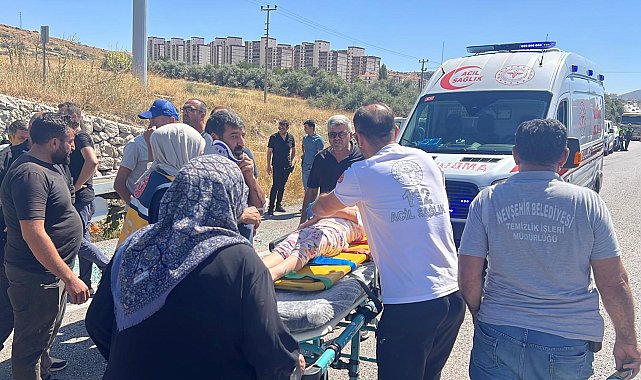 Nevşehir'de çekici ile traktör çarpıştı: 4'ü çocuk 6 yaralı