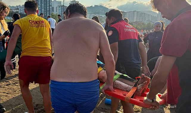 Ordu'da boğulma tehlikesi geçiren kadın kurtarıldı