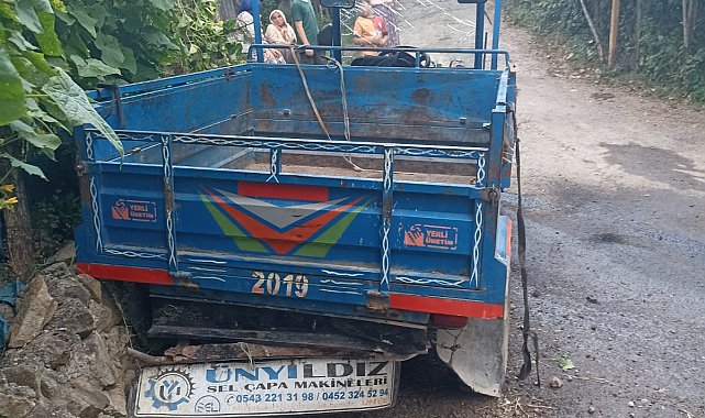 Ordu'da patpat devrildi: 8 kişi yaralandı
