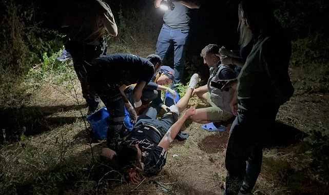 Ormana götürdükleri genci, silahla bacağından yaralayıp kaçtılar