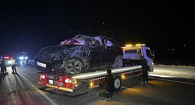 Otomobil şarampole devrildi; 1 ölü, 3 yaralı