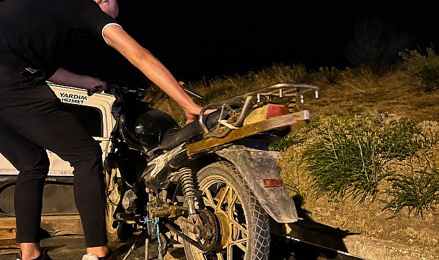 Plakasız hurda motosikletin ehliyetsiz sürücüsüne 88 bin 500 lira ceza