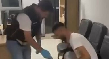 Protez bacağından 830 gram metamfetamin çıktı