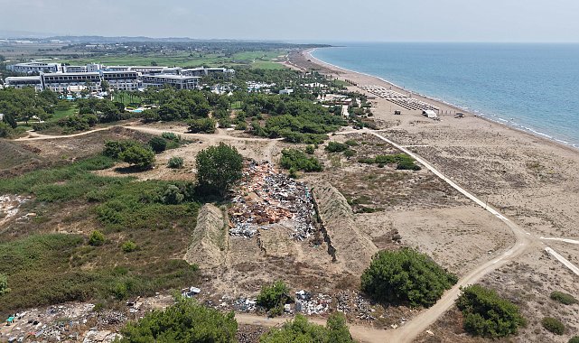 Sahili kazıp çöplük yapan 5 yıldızlı otele 1 milyon 678 bin TL ceza