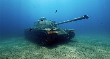 Saros Körfezi'ndeki tank batığı, dalış tutkunlarının gözdesi oldu