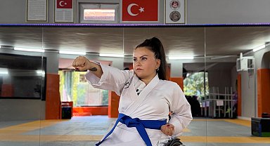 Şerife, sporla engelleri aştı