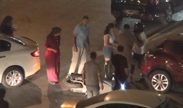 Silivri'de motosiklet otomobille çarpıştı: 1 yaralı