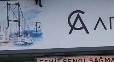 Şişli'de üst geçide çıktı müzakereci polis tarafından ikna edilerek aşağı indirildi