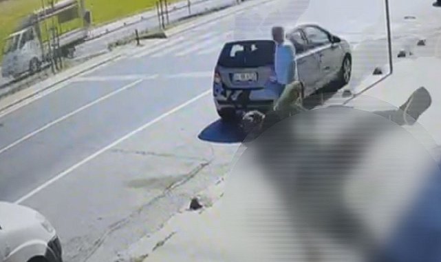 Sultangazi'de işçinin 3'üncü kattan düştüğü anlar kamerada