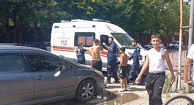 Süs havuzuna atlayan 2 çocuk, kafa kafaya çarpışıp yaralandı