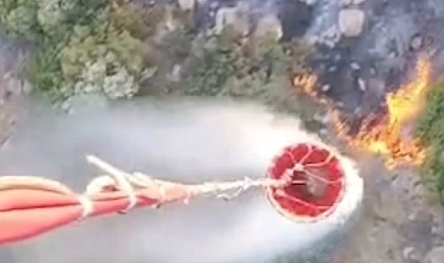 Susurluk'taki orman yangını 2'nci gününde